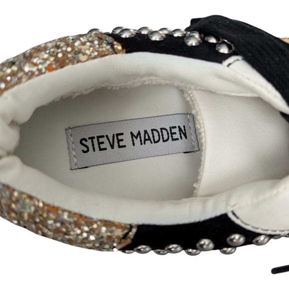 NWOT Steve Madden Leopard and Studded Sneakers - Picture 5 of 8